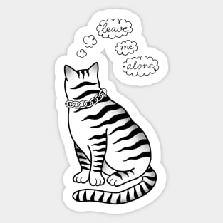 Kotastiia "Leave me alone" Sticker